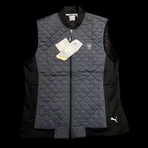 Puma Golf Primaloft Stealth Vest Gray/Black Water Repellant